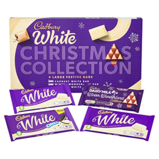 Picture of  Christmas XMAS Bars White Selection Box 415G x8